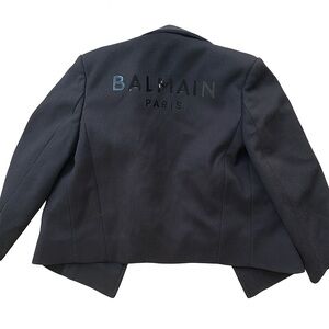 Authentic Balmain Paris children’s logo peacoat